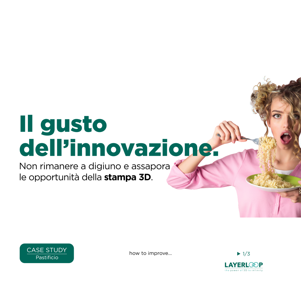 stampa 3d nel settore della produzione della pasta